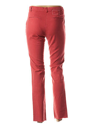 Pantalon 7/8 elasticitate talie joasă roșu LEON & HARPER femeie
