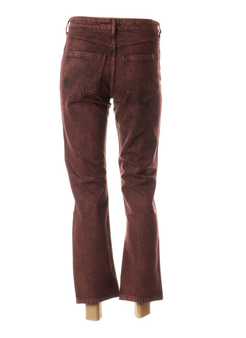 Blugi cu croială dreaptă roșu MAEVY femeie