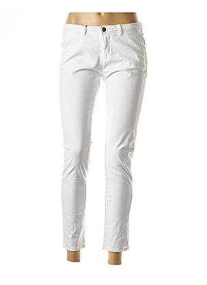 Pantalon 7/8 alb SCHOOL RAG femeie