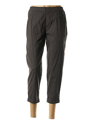 Pantalon trei sferturi elasticitate maro ELEMENTE CLEMENTE femeie