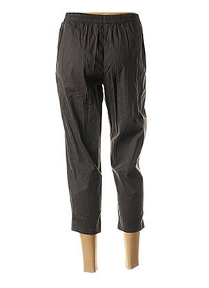Pantalon trei sferturi elasticitate maro ELEMENTE CLEMENTE femeie