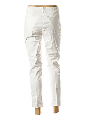 Pantalon 7/8 elasticitate mărime normală alb JANE BLUE femeie