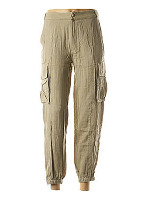 Pantalon drept verde SCHOOL RAG femeie