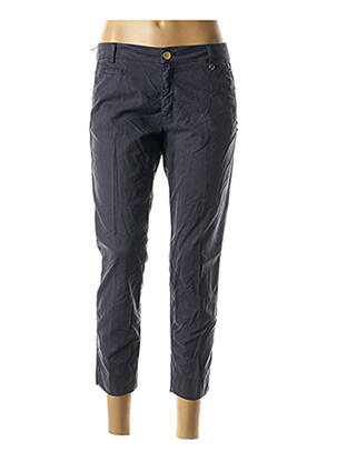 Pantalon 7/8 croială tip țigaretă talie joasă albastru MASON'S femeie