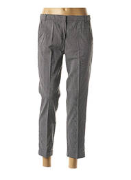 Pantalon 7/8 croială tip țigaretă talie joasă negru I BLUES femeie