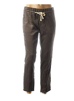 Pantalon 7/8 talie elastică verde CLOSED femeie