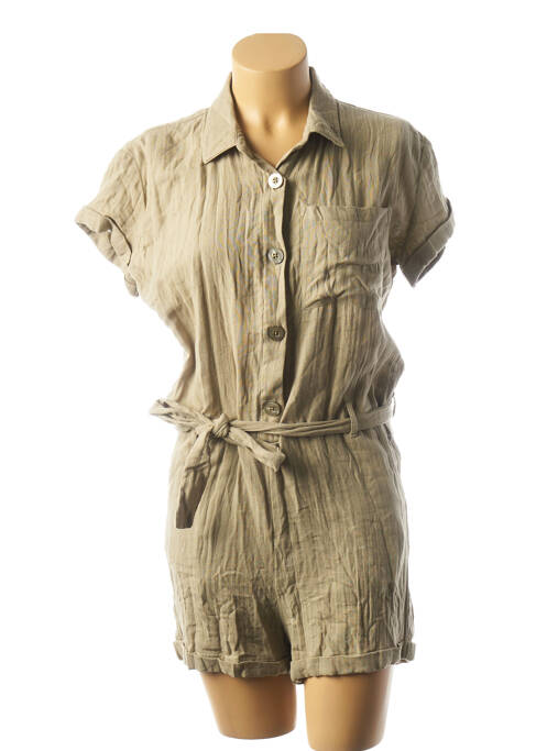 Salopetă scurtă verde SCHOOL RAG femeie