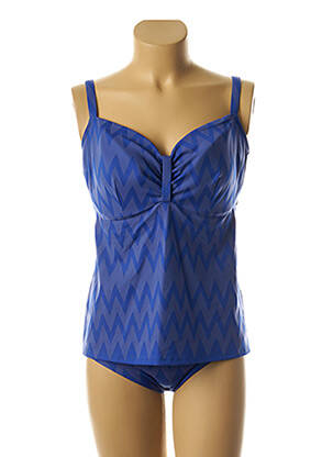 Tankini imprimeu fantezie albastru PRIMADONNA femeie