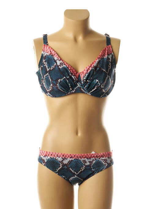 Costum de baie din două piese albastru CHANTELLE femeie