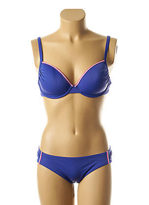 Costum de baie din două piese elasticitate albastru TRIUMPH femeie