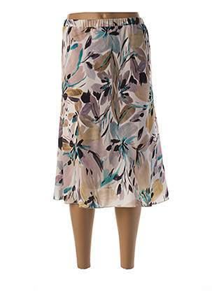 Fustă midi bej GUY DUBOUIS femeie