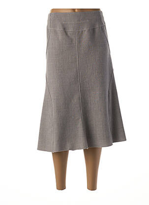 Fustă midi maro FRANCE RIVOIRE femeie