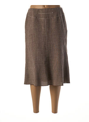 Fustă midi maro FRANCE RIVOIRE femeie