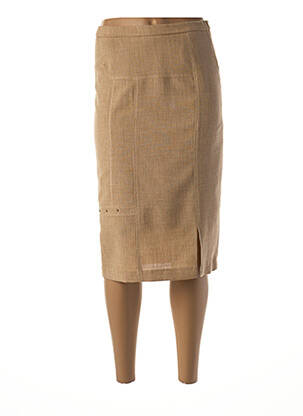Fustă midi bej GUY DUBOUIS femeie