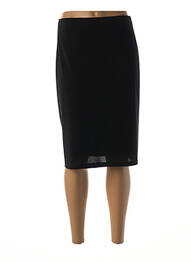 Fustă midi elasticitate negru MERI & ESCA femme