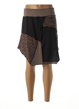 Fustă scurtă negru MIA SOANA femeie