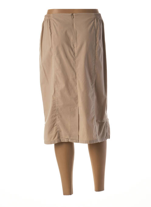 Fustă midi bej GUY DUBOUIS femeie