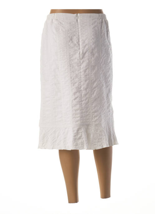 Fustă midi alb FRANCE RIVOIRE femeie