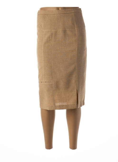 Fustă midi bej GUY DUBOUIS femeie