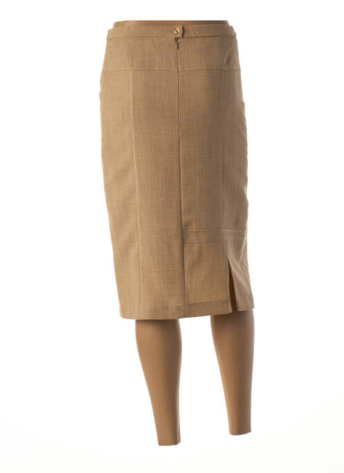 Fustă midi bej GUY DUBOUIS femeie