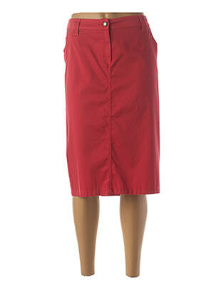 Fustă midi roșu IMPULSION femeie