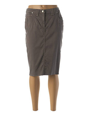 Fustă midi gri GUY DUBOUIS femeie