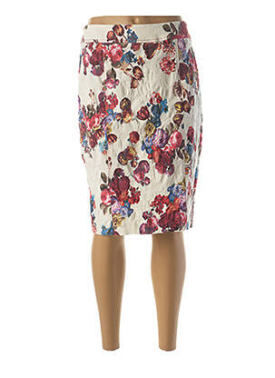 Fustă midi alb GUY DUBOUIS femeie