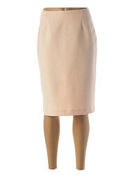 Fustă midi elasticitate portocaliu MERI & ESCA femme