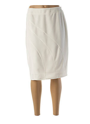Fustă midi alb MERI & ESCA femeie