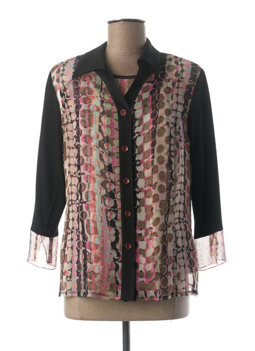 Cămașă croială cambrată mâneci lungi roz GUY DUBOUIS femme