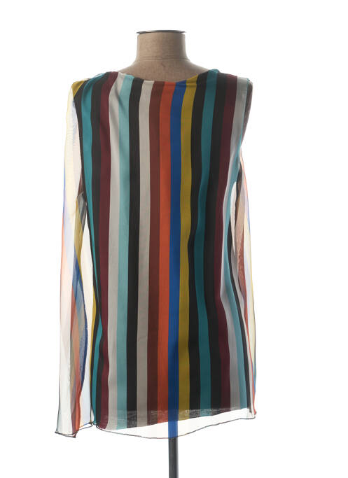 Top albastru COULEURS DU TEMPS femeie