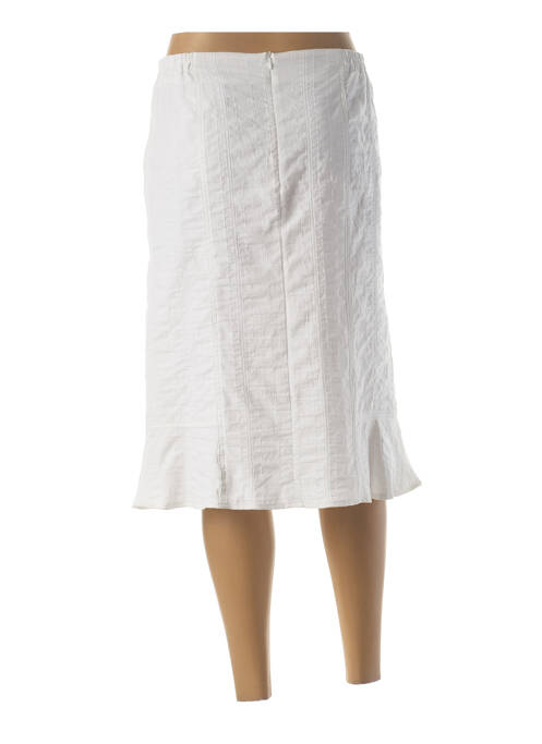 Fustă midi alb GUY DUBOUIS femeie