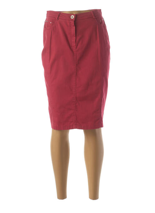 Fustă midi roșu GUY DUBOUIS femeie