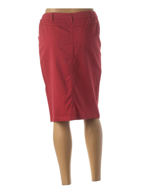 Fustă midi roșu FRANCE RIVOIRE femeie