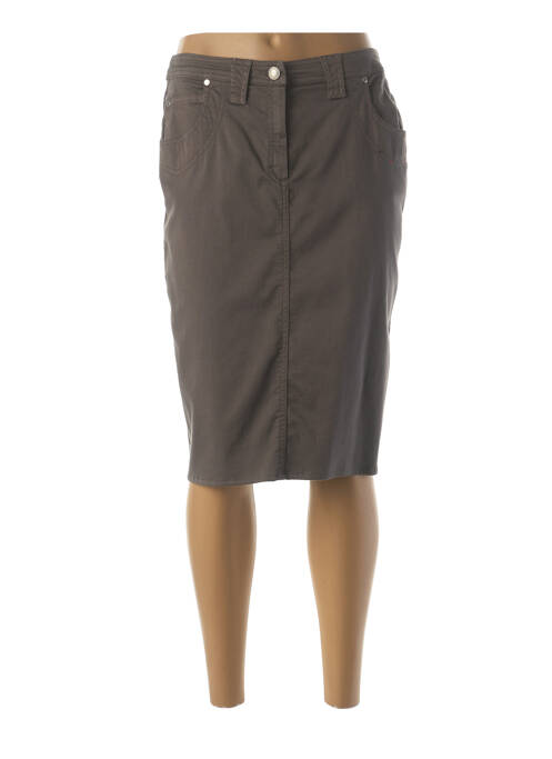 Fustă midi gri GUY DUBOUIS femeie