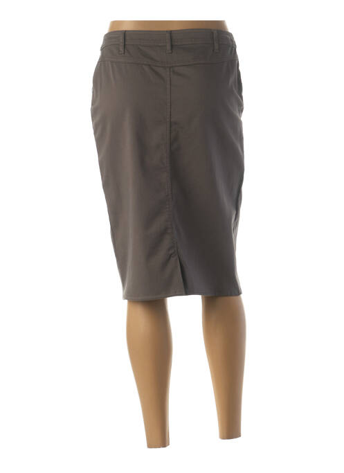 Fustă midi gri GUY DUBOUIS femeie