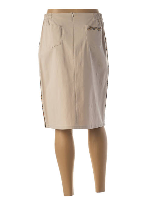 Fustă midi bej MERI & ESCA femeie