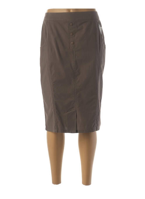 Fustă midi gri GUY DUBOUIS femeie