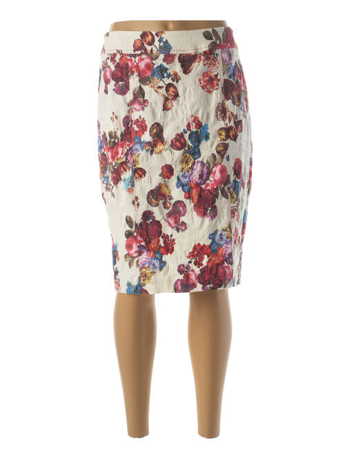 Fustă midi alb GUY DUBOUIS femeie