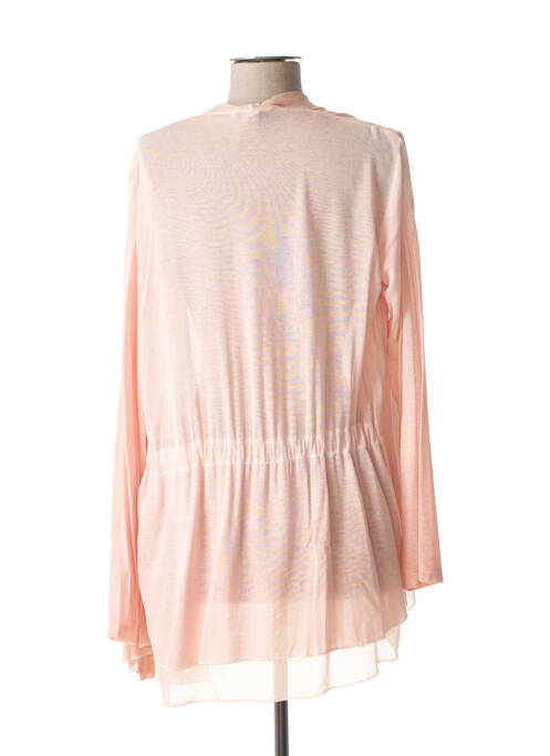 Vestă cu mâneci lungi roz MERI & ESCA femeie