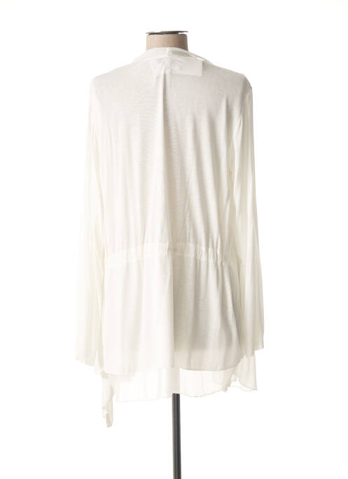 Vestă cu mâneci lungi alb MERI & ESCA femeie