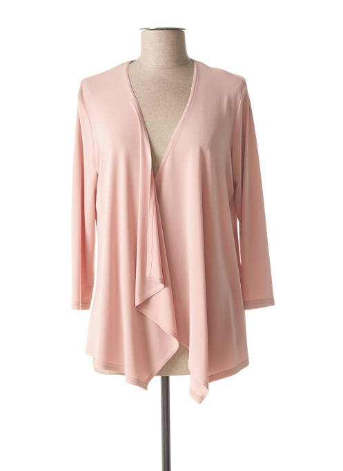 Vestă cu mâneci lungi roz FRANCE RIVOIRE femeie