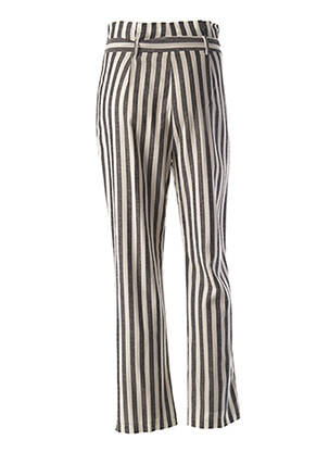 Pantalon talie înaltă talie înaltă gri MERI & ESCA femeie