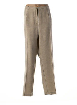Pantalon croială dreaptă verde FRANCE RIVOIRE femeie