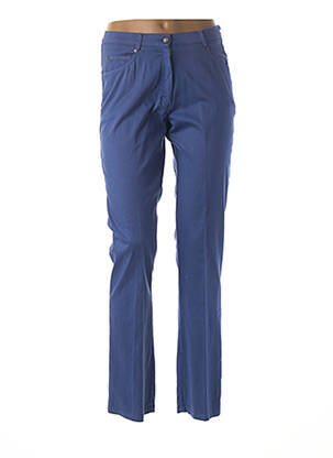 Pantalon albastru FRANCE RIVOIRE femeie
