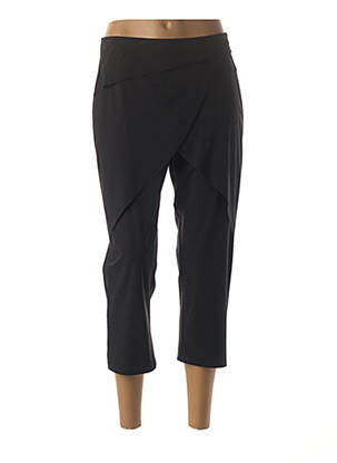 Pantalon trei sferturi croială dreaptă negru GUY DUBOUIS femeie