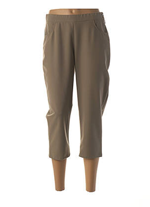 Pantalon trei sferturi verde GUY DUBOUIS femeie