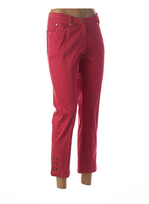 Pantalon trei sferturi roșu GUY DUBOUIS femeie