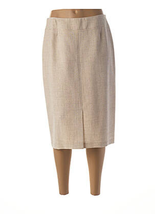 Fustă midi bej GUY DUBOUIS femeie