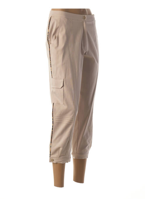 Pantalon trei sferturi mărime normală mărime normală bej MERI & ESCA femme